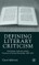 Defining Literary Criticism