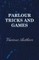 Parlour Tricks and Games
