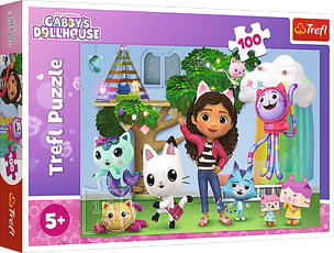 TREFL GABBY´S DOLLHOUSE puzzle 100 pcs