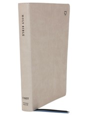 Net Bible, Thinline Large Print, Leathersoft, Stone, Indexed, Comfort Print Net Bible, Thinline Large Print, Leathersoft, Stone, Indexed, Comfort Print