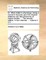 Dr. Albert Haller's Physiology; Being a Course of Lectures Upon the Visceral Anatomy and Vital Oeconomy of Human Bodies