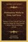 Posthumous Works in Prose and Verse