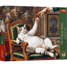 TREFL Premium Plus Puzzle His Fluffy Majesty, 500 pcs