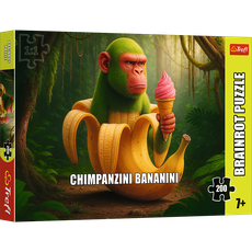 TREFL BRAINROT puzzle Chimpanzini Bananini, 200 pcs
