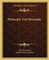 Philosophy and Theosophy