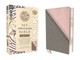 NIV Application Bible, Large Print, Leathersoft, Pink/Gray, Red Letter, Comfort Print