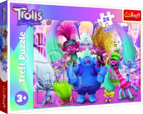 TREFL TROLLS Maxi puzzle, 24 pcs