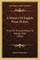 A History Of English Prose Fiction