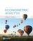 Econometric Analysis