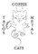Cats Coffee Tacos Metal - Blank Lined Notebook