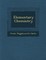 Elementary Chemistry