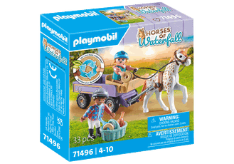 PLAYMOBIL HORSES OF WATERFALL Pony carriage  71496 PLAYMOBIL HORSES OF WATERFALL Pony carriage  71496