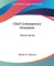 Chief Contemporary Dramatists