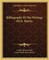 Bibliography of the Writings of St. Martin