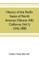 History of the Pacific states of North America (Volume XIII) California (Vol. I) 1542-1800