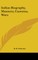 Indian Biography, Manners, Customs, Wars