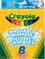 CRAYOLA 8 krāsu nomazgājami flomasteri