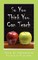 So You Think You Can Teach
