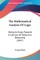 The Mathematical Analysis Of Logic
