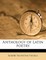 Anthology of Latin Poetry