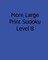More Large Print Sudoku Level 8