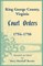 King George County, Virginia Court Orders, 1754-1756
