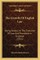 The Growth Of English Law