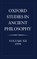 Oxford Studies in Ancient Philosophy