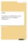 The Impact of an SRM System on the Supply Chain and a Company's Performance