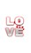 love hearts Valentine's Creative blank journal