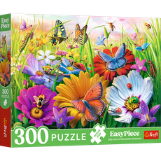 TREFL Puzzle EasyPiece Insects in the Meadow, 300 pcs