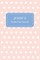 Jenny's Pocket Posh Journal, Polka Dot