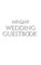 Mr and Mr wedding Guest Book