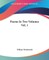 Poems In Two Volumes Vol. 1