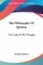 The Philosophy Of Spinoza