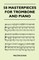 58 Masterpieces for Trombone and Piano