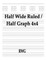 Half Wide Ruled / Half Graph 4x4