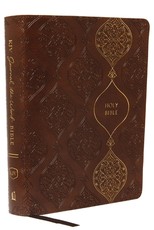 KJV, Journal the Word Bible, Imitation Leather, Brown, Red Letter Edition, Comfort Print KJV, Journal the Word Bible, Imitation Leather, Brown, Red Letter Edition, Comfort Print