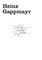Cahier 001: Heinz Gappmayr