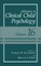 Advances in Clinical Child Psychology