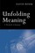 Unfolding Meaning
