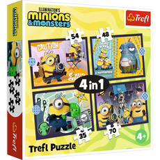 TREFL MINIONS Puzzle Set 4 in 1