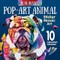 Russo, D: Pop Art Animals Sticker Mosaic Art
