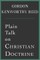Plain Talk on Christian Doctrine