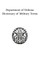 Department of Defense Dictionary of Military Terms