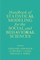 Handbook of Statistical Modeling for the Social and Behavioral Sciences