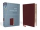 NIV, Thinline Bible, Bonded Leather, Burgundy, Red Letter Edition