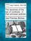 The Doctrines of the Law of Contracts