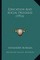 Education And Social Progress (1916)