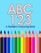 ABC 123 - A toddler's Colouring Book